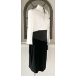 Ralph Lauren NEW Knee-Length Sheath Dress, Black/White/Grey Size 14 New w/Tag Photo 5