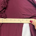 Knox Rose NEW Women's Eyelet Long Sleeve Blouse Antique Berry Size XXL Photo 12