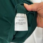 Reformation NWOT  Yara One Shoulder Mini
Dress in Emerald Green Size L Photo 4