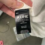 Kuhl  White and Grey Katrin Embroidered Sleeveless Organic Cotton Tank Photo 6