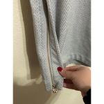 Lysse  Shirt Women's Size XS Thick Heavyweight Top Gray Patterned Side Zip Blouse Photo 5