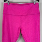 Beyond Yoga Spacedye Caught in the Midi Vivid Pink Heather Leggings Size 2X Photo 6