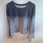 CALIA by Carrie Underwood Gray Ombre Long Bell Sleeve Zip Photo 1