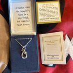 The Bradford Exchange  mother and daughter  diamond infinity necklace 925 Photo 0