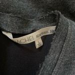 Rachel Roy dark gray raw hem fitted tank top size L Photo 5