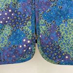 Christopher & Banks Quilted Floral Frenzy Full Zip Jacket  Size XL Boho Garden Photo 5