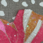 Amazon Y2K sequins butterfly crop top corset lace up adjustable colorful fairy vneck Photo 4