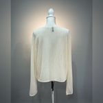 H&M Cream Ribbed Knit Sweater Size M EUC Photo 1