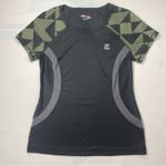 FILA  Women's Black and Green Geometric‎ Top Photo 0
