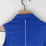 GGBlue Elina Sleeveless Golf Polo Cobalt Blue Zip Neck Stretch Lightweight S Photo 10
