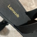 Larroude Hibiscus Sandals in Black, Size 10/11 NEW w/o Box Black Photo 5