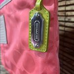 Coach Legacy Weekend Colorblock Signature Nylon Hippie Swing Bag in Pink Ruby Photo 2