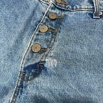 Jordache  vintage Y2K 2000s retro  High-waisted blue button fly denim shorts Photo 3