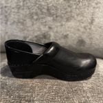 Dansko Women’s  Black Leather Clogs Size 38 Photo 2