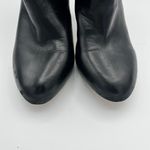 Antonio Melani Black Leather Stiletto Booties Size 8.5 M Photo 2