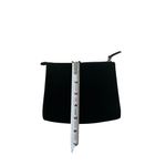 Kate Spade Black Velvet Makeup Travel Cosmetic Bag Zip Pouch Photo 4