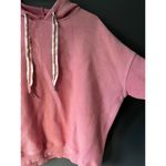 Aerie Cozy  Pink Ribbed Hoodie size Small Photo 3