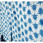 Lilly Pulitzer Skort Blue Turtle porcelain pattern blue white beach preppy surf Photo 3