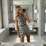 Adelyn Rae Lucille Romper Black White Sleeveless Size Medium New With Tags Photo 15