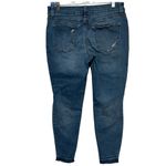 Maurice's  Women's Blue Distressed Ripped Jeans Size M Short‎ Photo 1