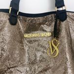 Victoria's Secret Victoria’s Secret gold sparkly blingy shiny large tote bag purse Photo 1