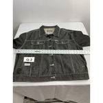 Womans Crest Jeans Denim Trucker Jacket 2 XL Black Size XXL Photo 5