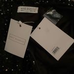 Mac Duggal 24003 Womens Black Gathered Short Sleeve Beaded Gown Photo 16