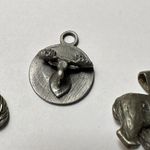 Lot Of 3 Jewelry Pendants Silver Tone Pewter Tone Photo 9