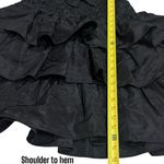 Vintage Nuance 70’s Black Lace Tiered Gothic Fairy Ethereal Prom Dress Size 5(S) Photo 10