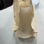 Miss Me  medium cream colored layered beaded strappy cropped tank top Photo 5