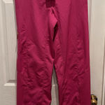 Nike Sphere Dry Womens Pink Pants Ankle Zip Pocket Mid Rise Size Large NWT Photo 0