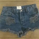 One Teaspoon Black  Jean Shorts Size 26/28 Photo 0