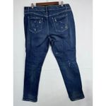 Apt. 9  Mid Rise Distressed Skinny Denim Blue Jeans‎ Plus Size 18 Photo 3