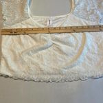 Abound  Cream Lace Ruffle Sleeve Square Neck Crop Top - Size‎ XL Photo 5