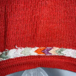 We The Free FREE PEOPLE Rainbow Thermal Waffle Knit Embroidered Henley Top M Photo 6