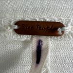 Free People Off White Lace Sleeves T-Shirt Size S Photo 5