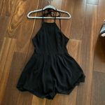 Tobi Analee Black Halter Neck Romper Playsuit Photo 3