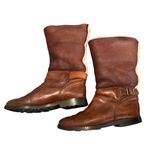 Timberland  Shearling Lined Leather Winter Boots with Buckle Estimated 7-7.5 Photo 5