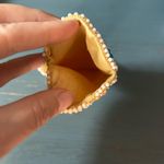 Source Unknown Vintage 1970s Yellow Floral Beaded Sunglass Case Photo 2