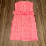 Lilly Pulitzer  Lowe Pink White Dress Green Zipper Size 0 Sorority Event AKA‎ Photo 1