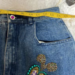 NWT Vintage 80s Cedars Beaded Embellished High waist jeans Blue Size 10 Photo 8