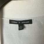Cable & Gauge  Classic White Knit cardigan xl Photo 2