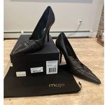 Maje NEW Fabulous Leather Pumps Black size 40 Photo 3