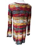 Ultra Flirt  Y2K Rainbow Knit Crochet Long Sleeve Dress Photo 5