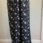 Xhilaration NWT  Floral Black and White Women's Flare Pants Size L Photo 1
