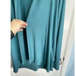 Athleta Cardigan Small Borealis Green Pranayam Wrap Soft Stretch Knit Office Photo 3