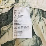 H & M V-neck playsuit romper lemon plam sz XXS. Photo 6