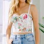 fab'rik Floral Corset Top Photo 0