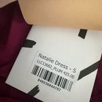 La Ligne Natalie Silk Dress In Plum Purple Photo 4