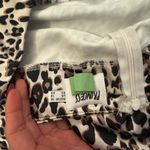 Princess Polly  Black and Cream Animal Print Mini Skirt Photo 2